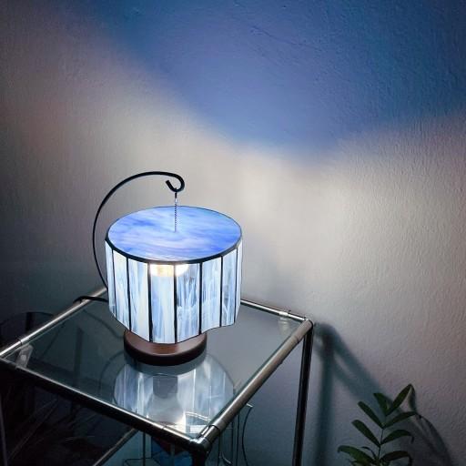 스테인드글라스조명 웨이브 램프 스탠드