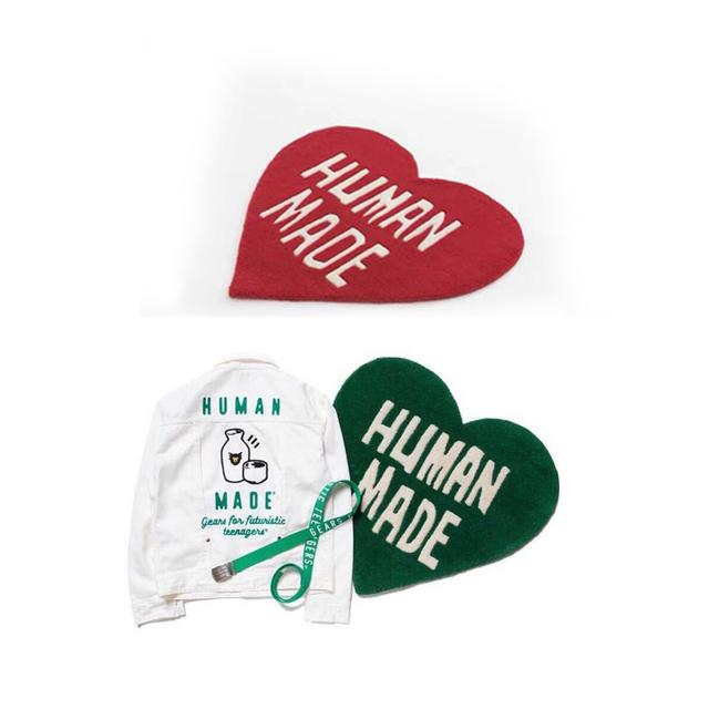 휴먼메이드 러그 러브 humanmade 오리카펫 DUCK RUG 자수러그 하트발매트