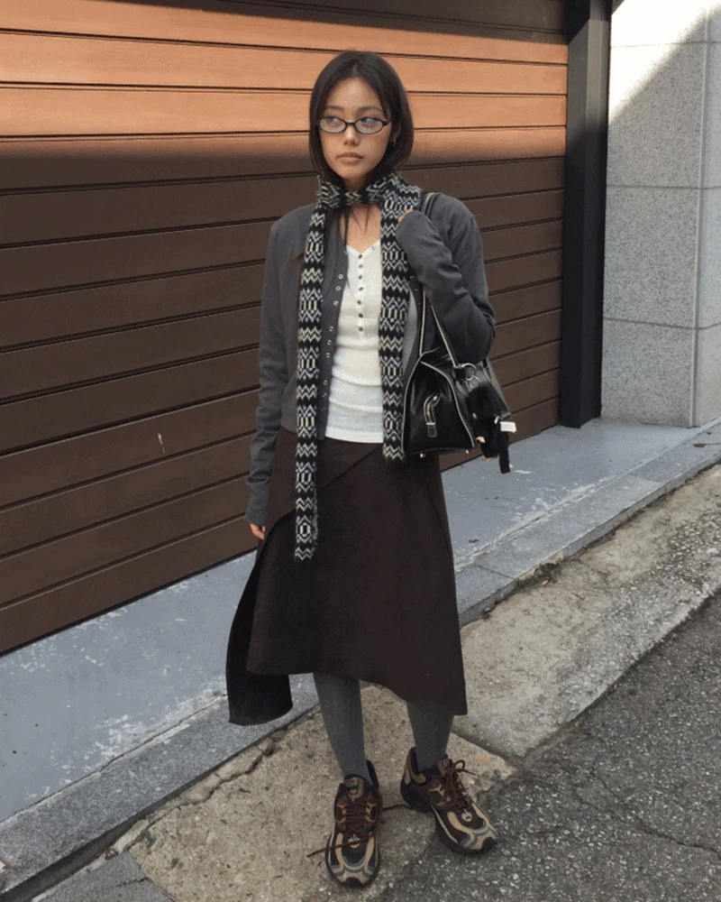 리햅 스냅 가디건 (3color)