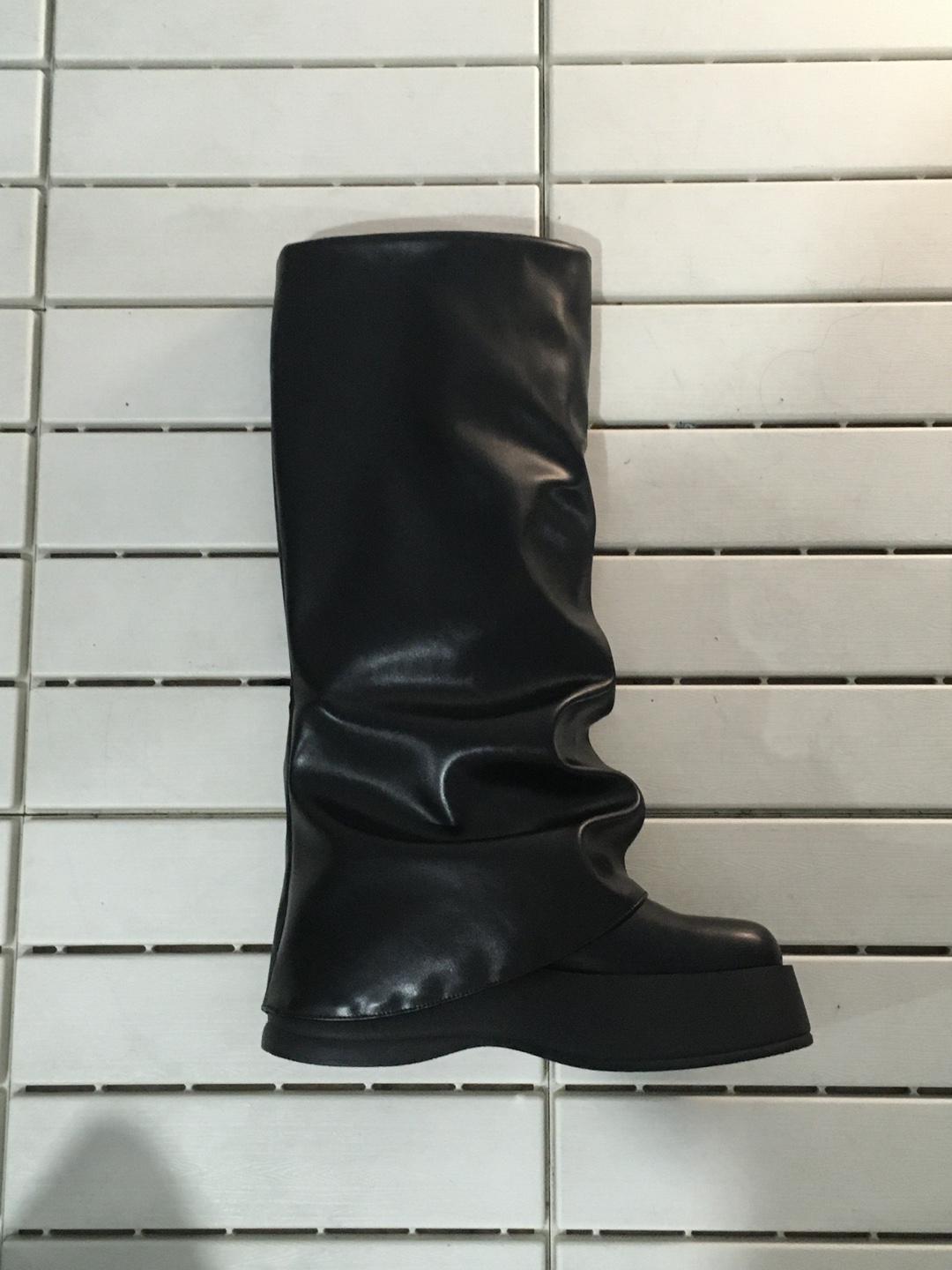 [릴스 문의 폭주] 통굽 롱 부츠 *강추!!