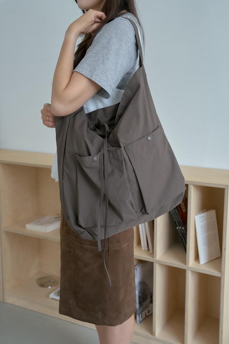 two pockets easy bag 투 포켓 이지백 (brown)