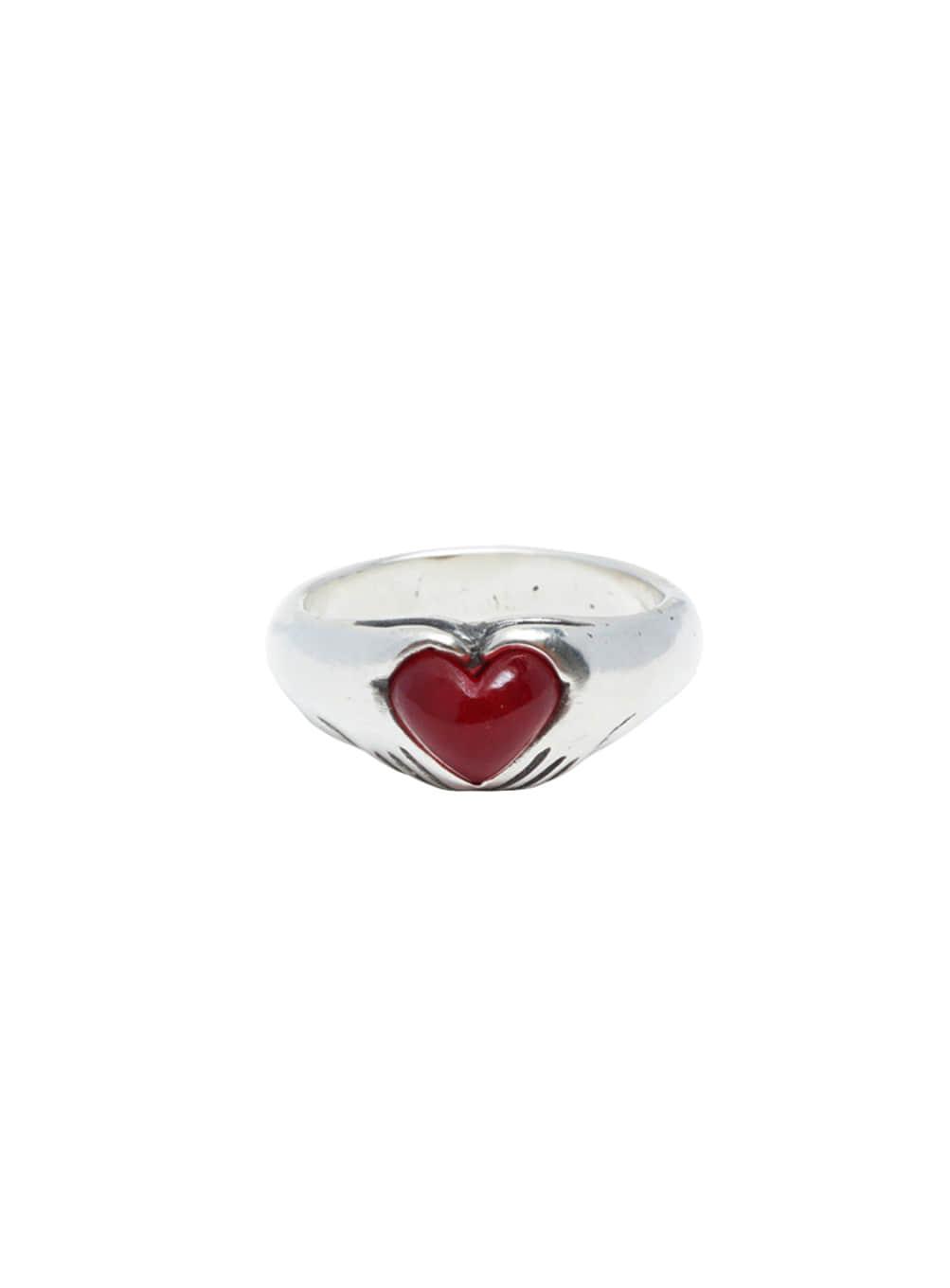 Cherry heart ring