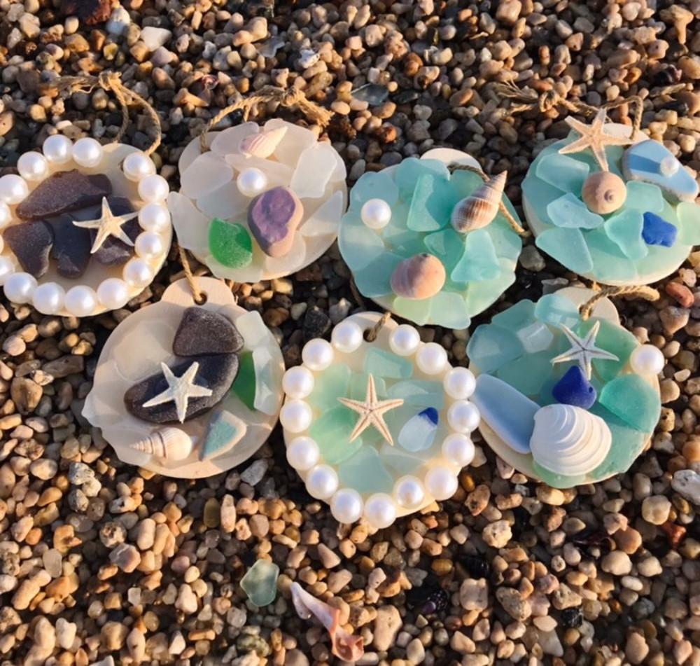 바다유리펜던트 꾸미기 키트 업사이클링 바다보석