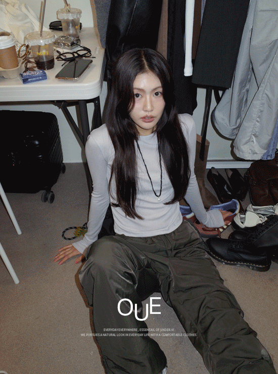언더비 [프리어텀비🍂/OUE/베스트재입고] 여리핏 유넥 골지 티셔츠 (6 color)