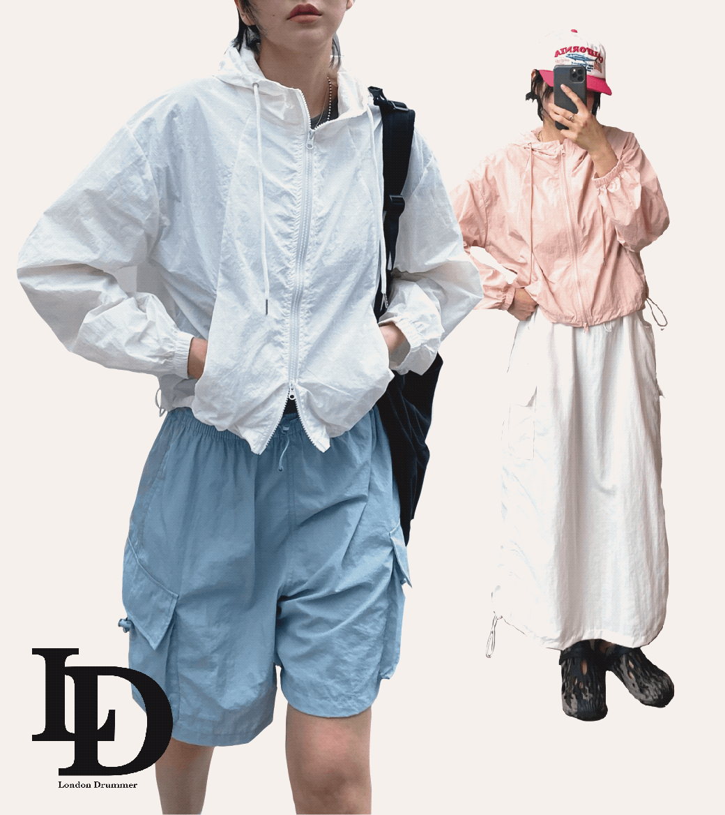 [무배3컬러]윈드 투웨이 집업 후드 바람막이 반크롭 점퍼