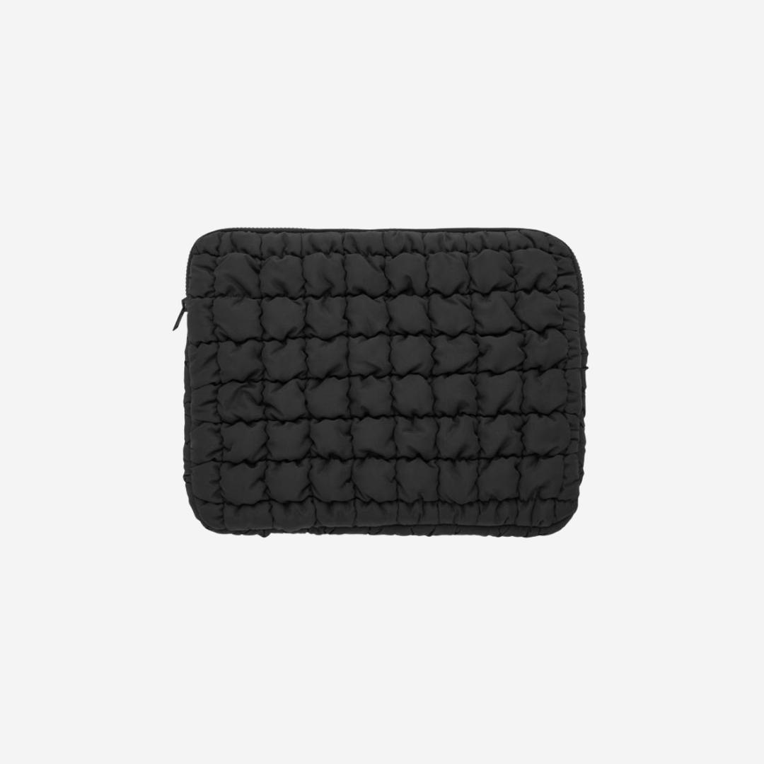 Cos Quilted  Laptop Case Black