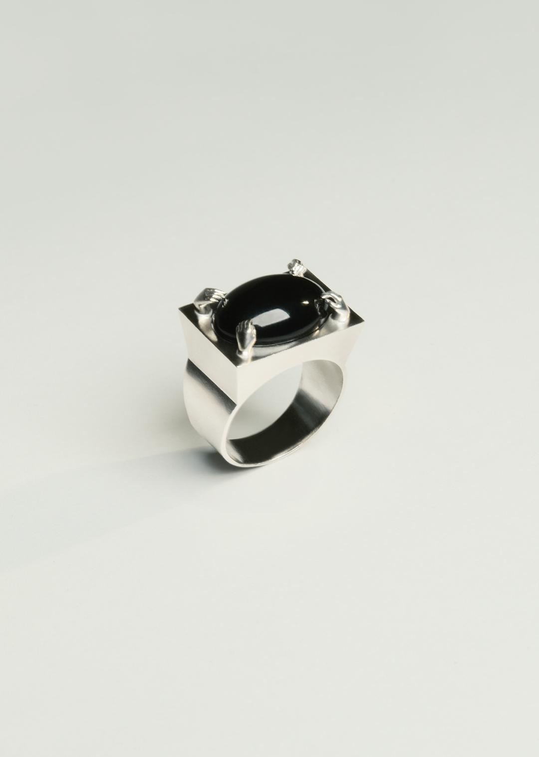 Onyx Frame Ring