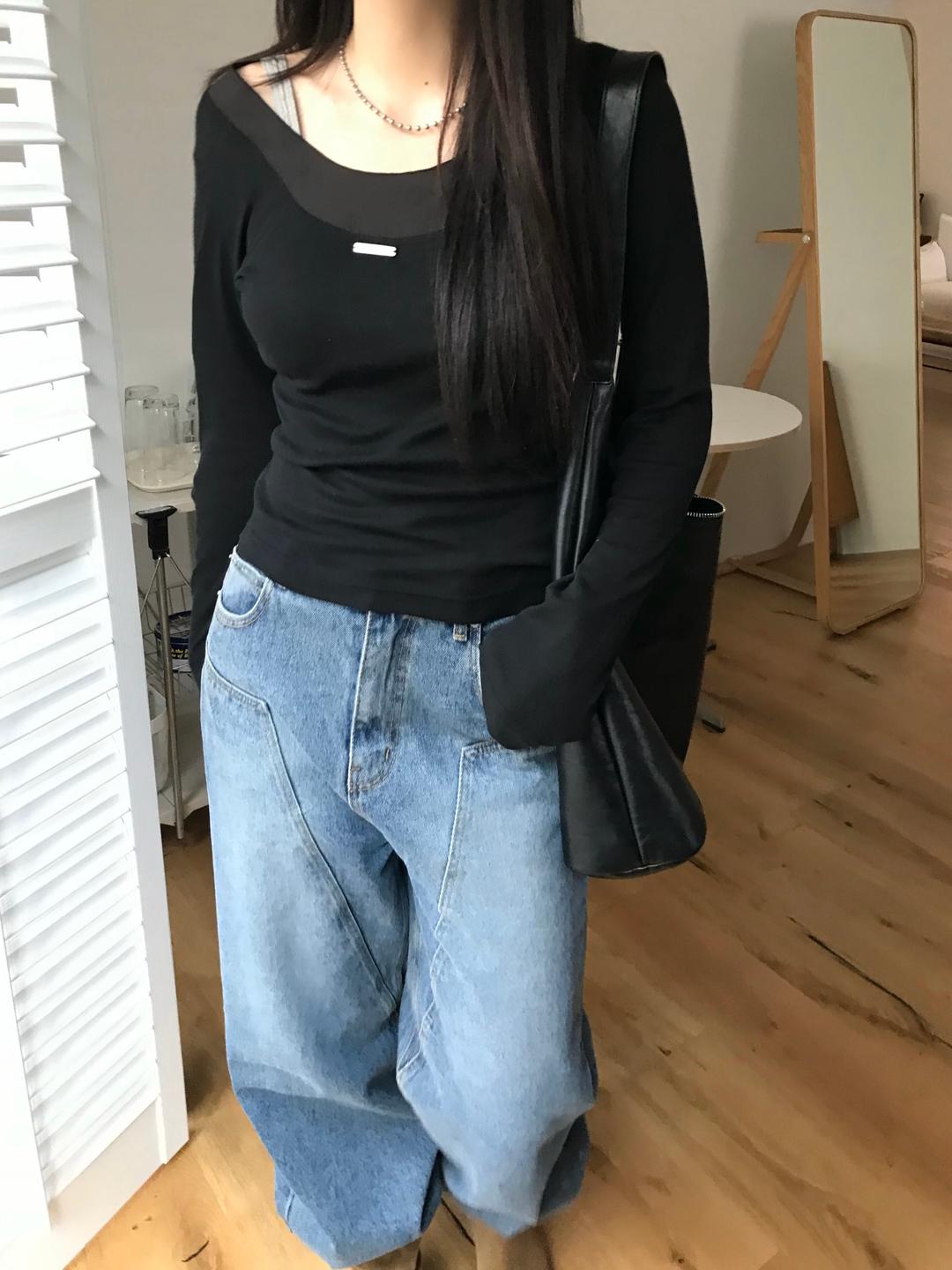 프린 메쉬 포인트 골지 티