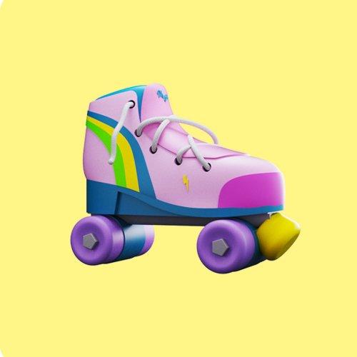 휴대용 보조배터리 4500mAh 롤러스케이트