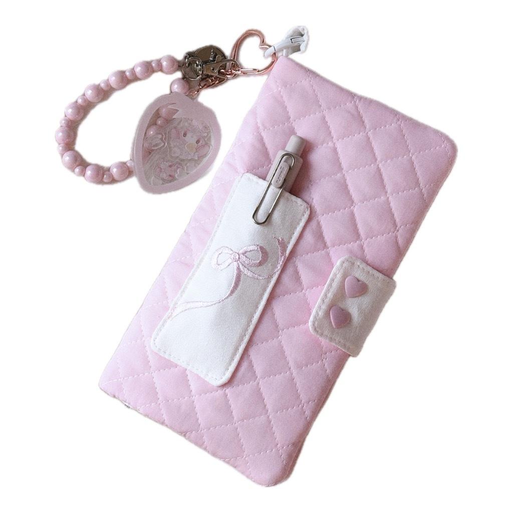 ribbon diary cover