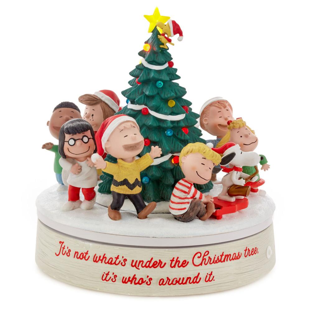 [HALLMARK] 피너츠 갱 스누피 Around the Christmas Tree 모션 피규어