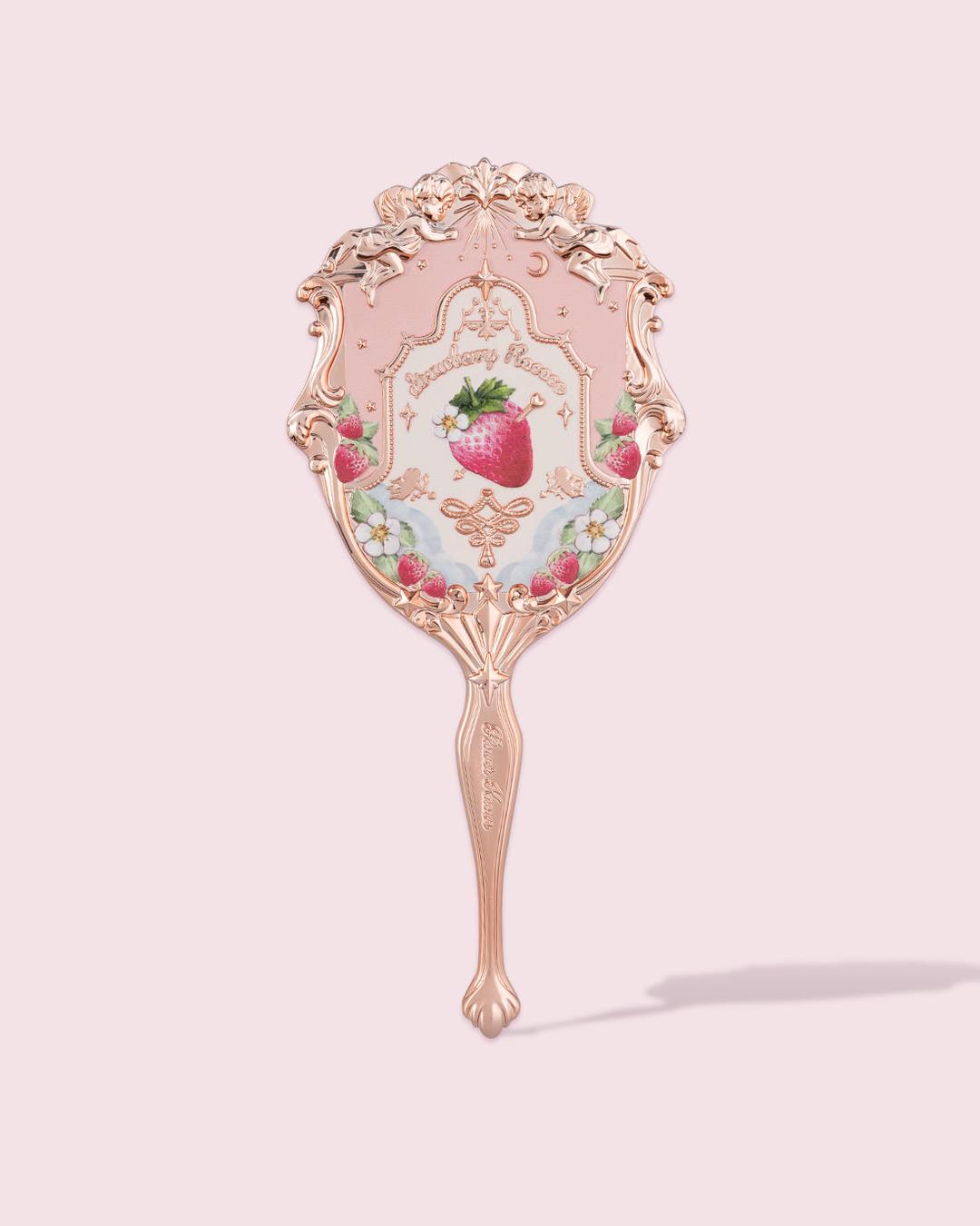 Strawberry Rococo Hand Mirror Soft Pink - Soft Pink