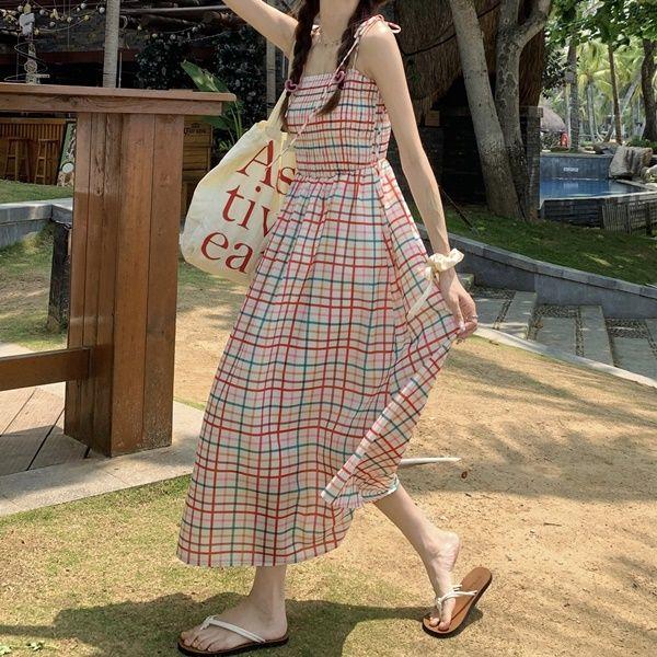 밴딩 뷔스티에 롱원피스 휴양지룩 바캉스룩 여리여리 여성스러운 데이트