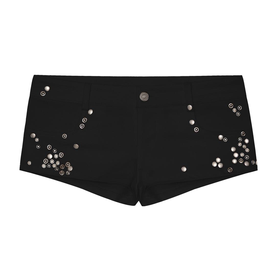 Studded shorts (Black)