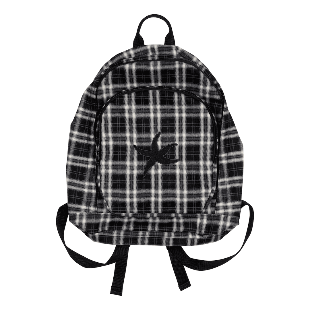 TCM starfish check backpack (black) (2/7 예약배송)