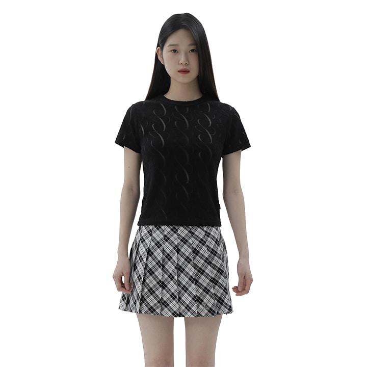 C BURNOUT BASIC T-SHIRT_BLACK