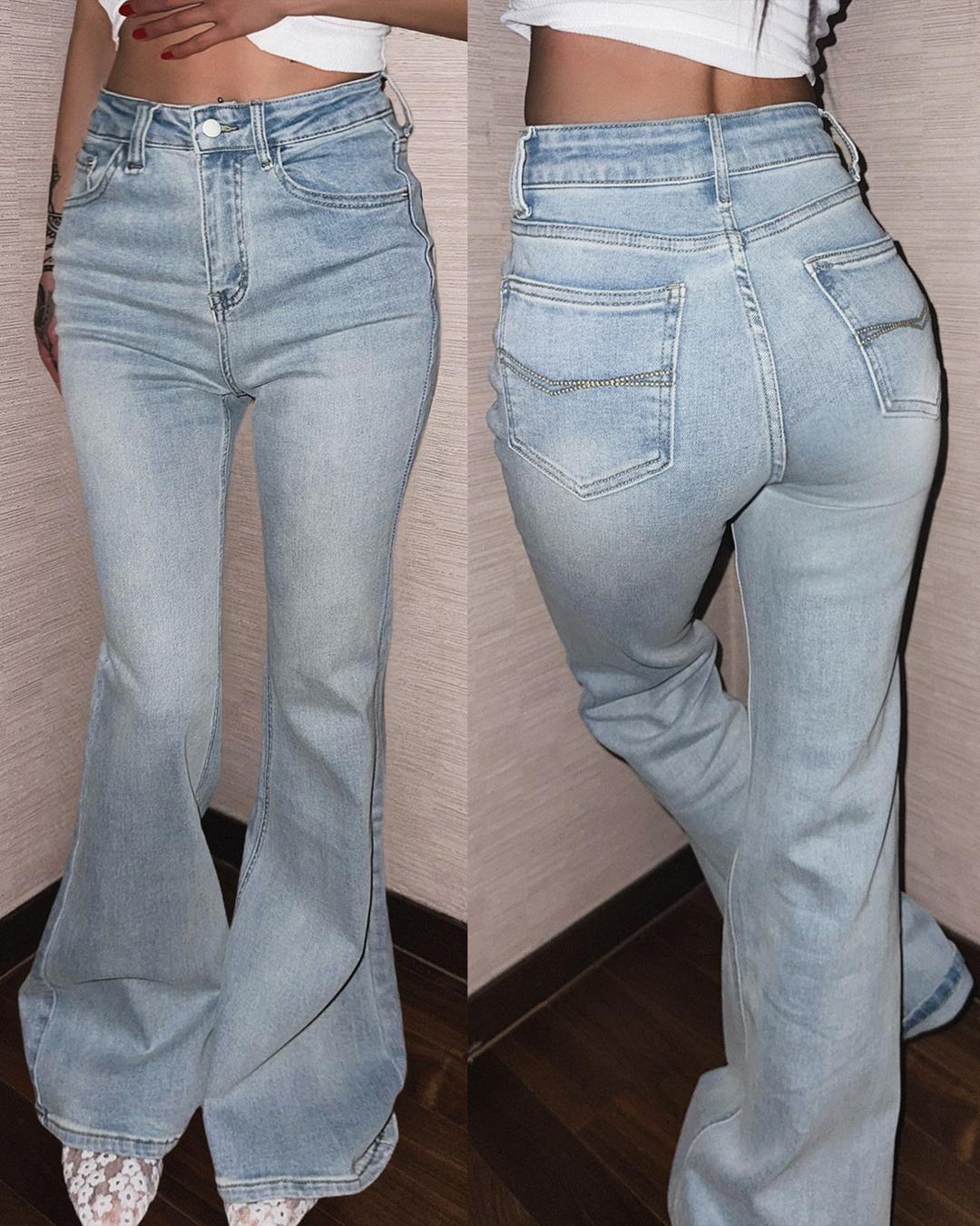 Flare High-Waist Bootcut Denim (2C)