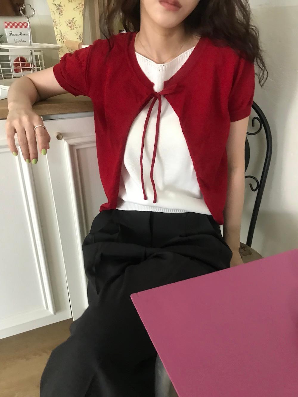 투 웨이 리본 티 (3 colors)