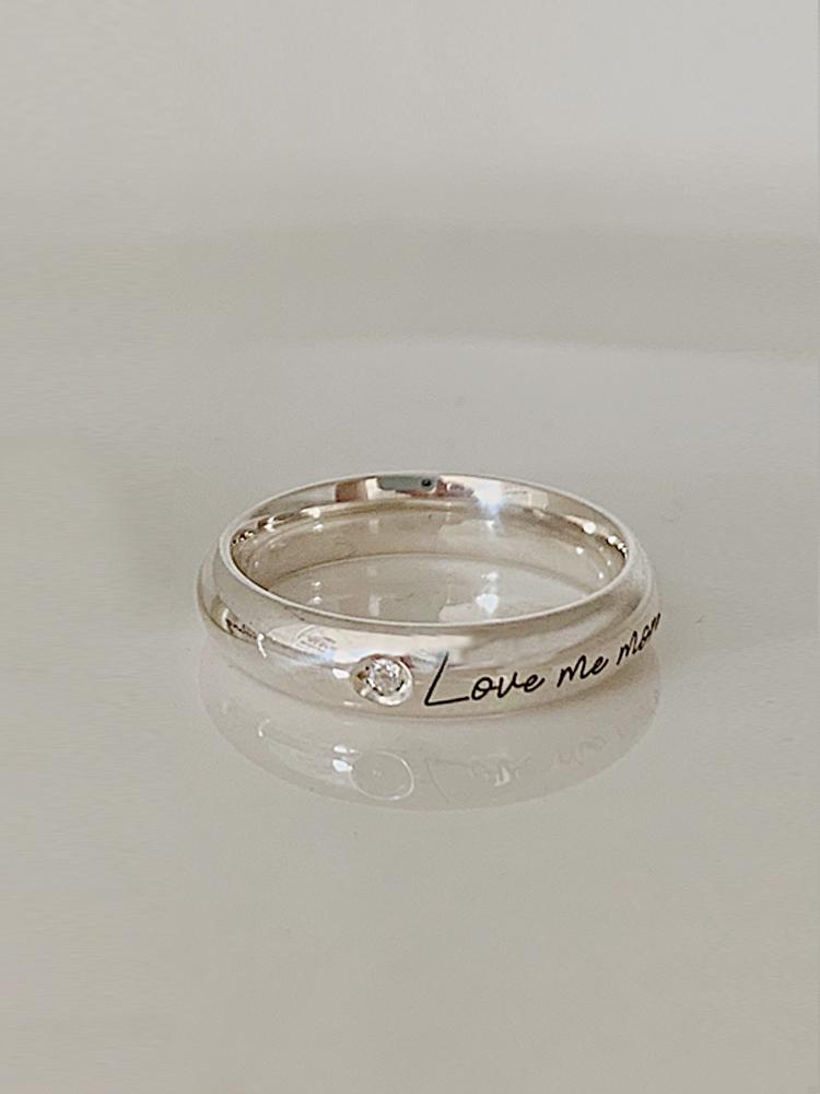 925실버 던밀 엥게이지 탄생석 큐빅 커플 우정 이니셜 각인반지