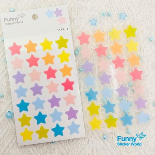 퍼니스티커 T916P STAR 별 PVC 스티커