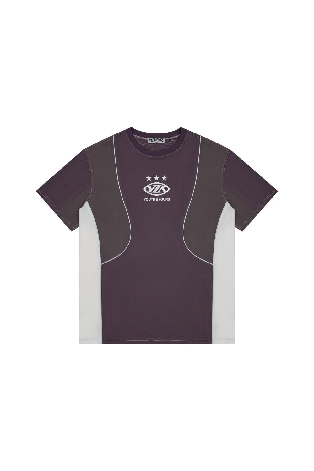 Y2 SCOTCH MESH TEE(PURPLE)