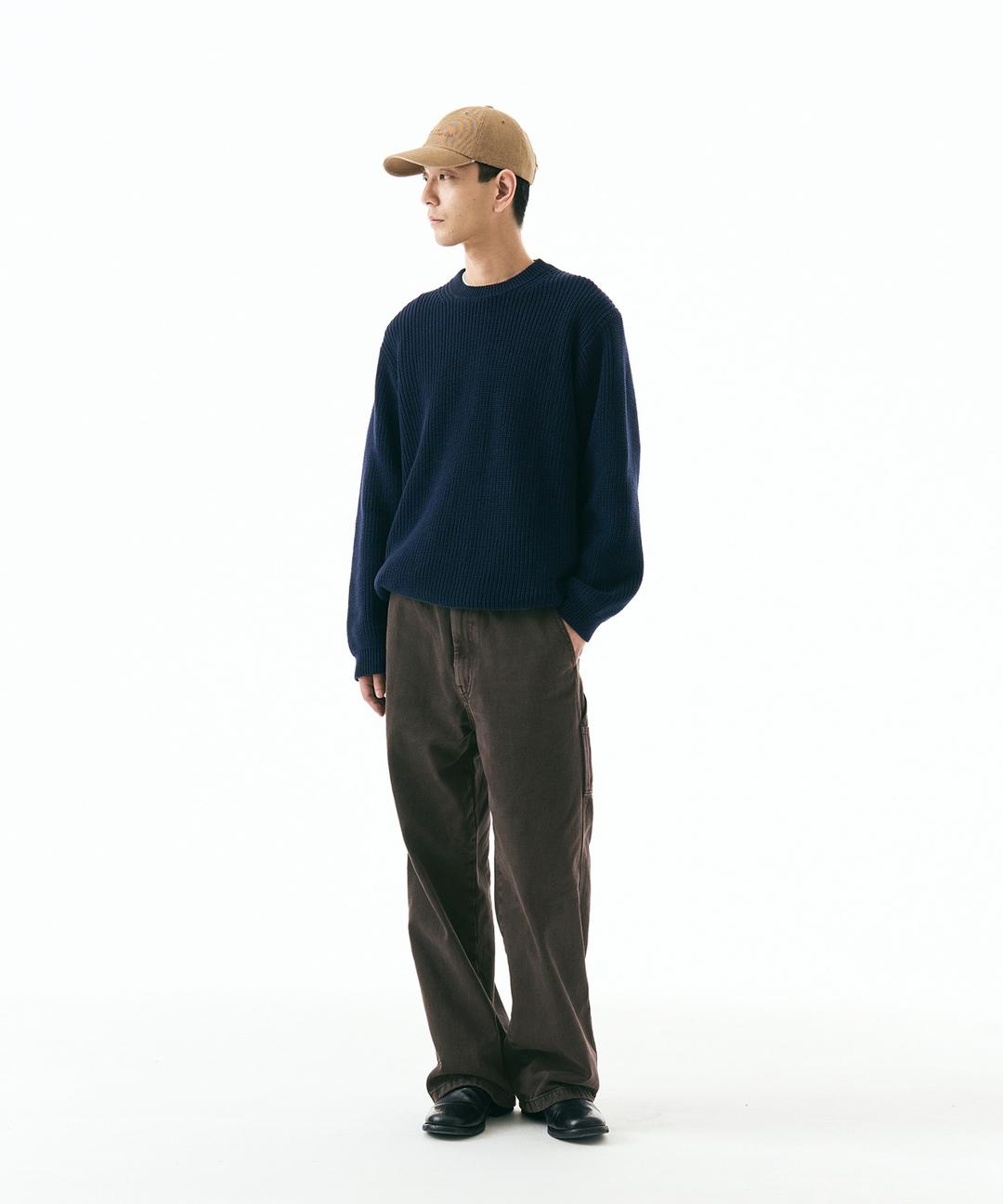 Garment Dyed Carpenter Pants_Brown