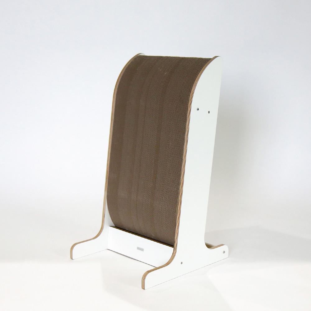 우유 스탠딩 스크래쳐 고양이 원목 수직 스크래쳐 - 유어스페이스