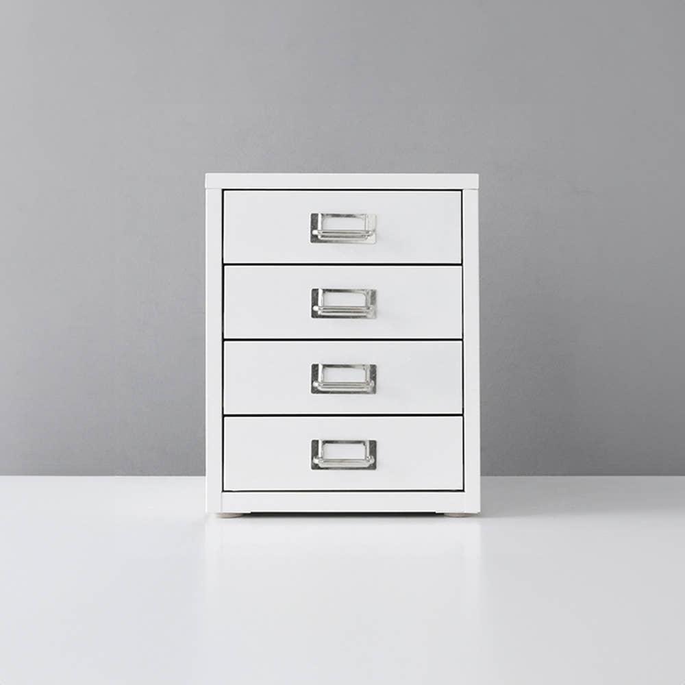 KOMPANY 서랍 4단 화이트