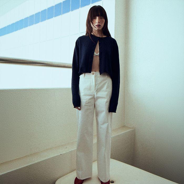 Breeze Cotton Pants  White (TA4421A021)