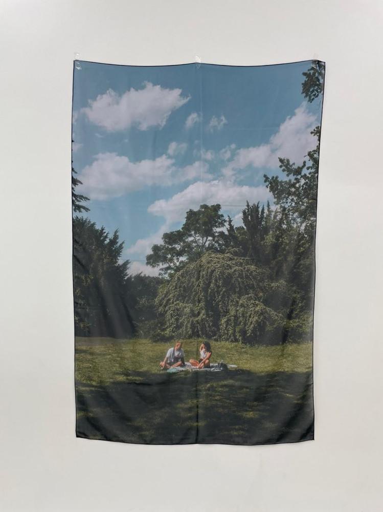 풍경 쉬폰 패브릭 포스터