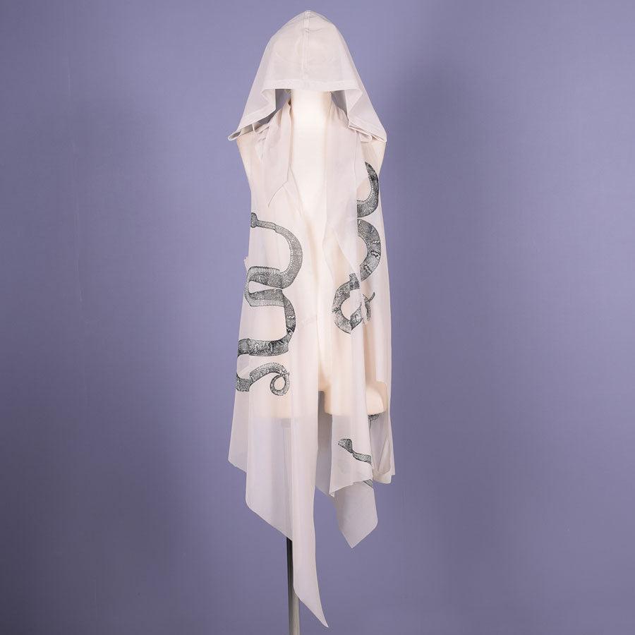 Snake Mesh Hoody Gilet
