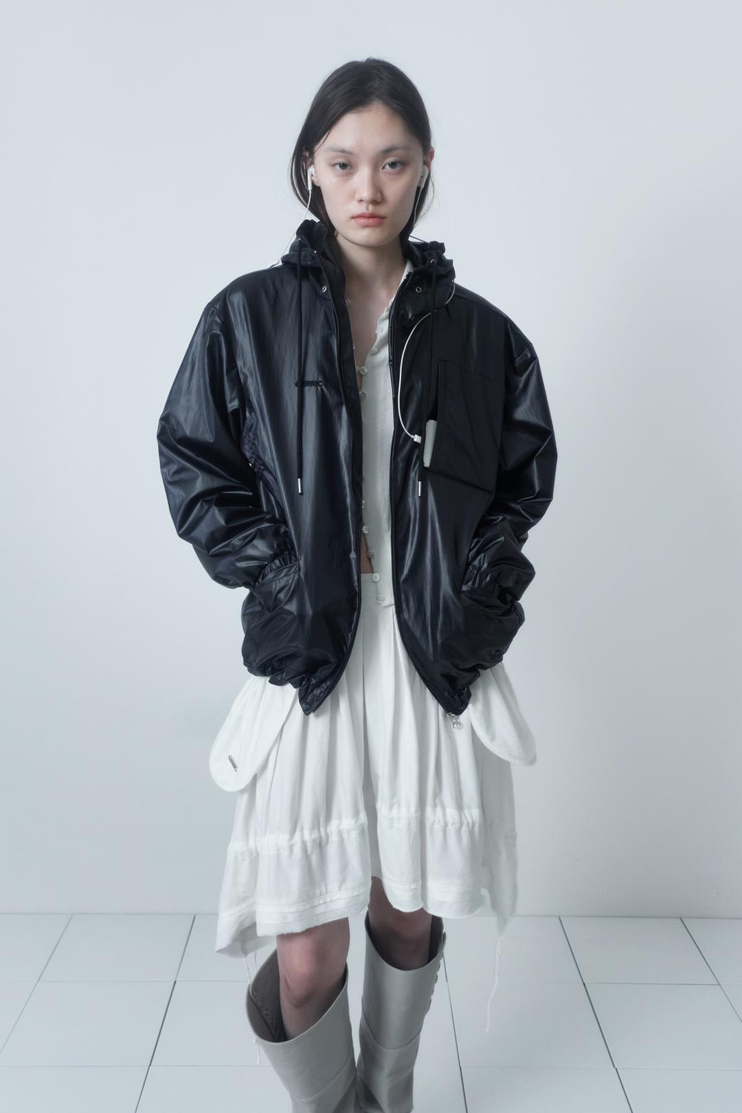 LUSTER SUSPENDER JACKET / BLACK