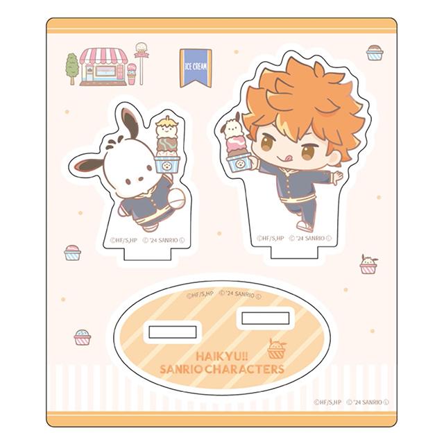 [24년 08월 발매] TOHO 하이큐 굿즈 산리오 캐릭터 콜라보 아크릴 스탠드 01 히나타 쇼요 포차코