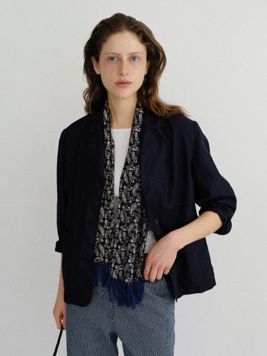 Lume Single Jacket(Navy)