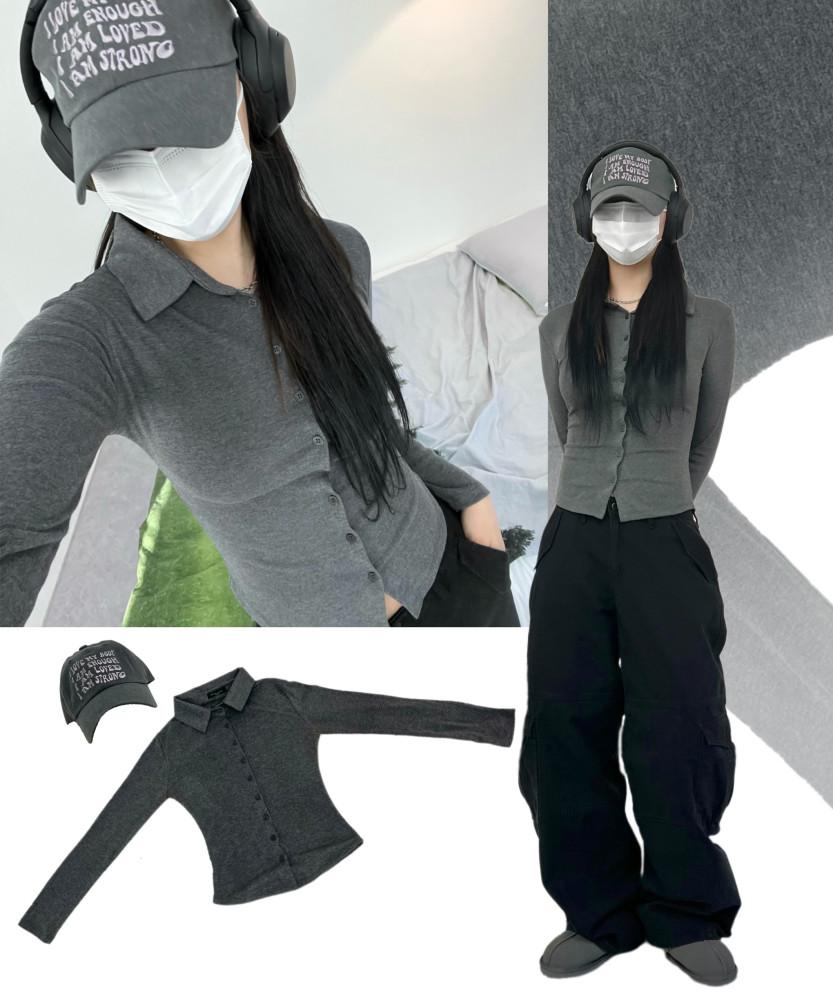 [제6탄/겨울기모버전] 보송따뜻여리라인카라티셔츠