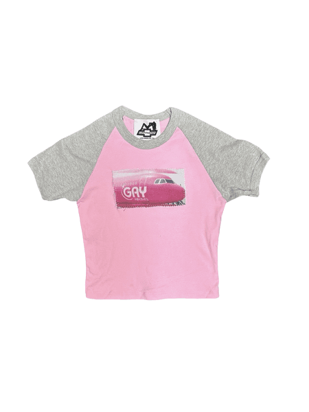 gay airlines pink bb tee