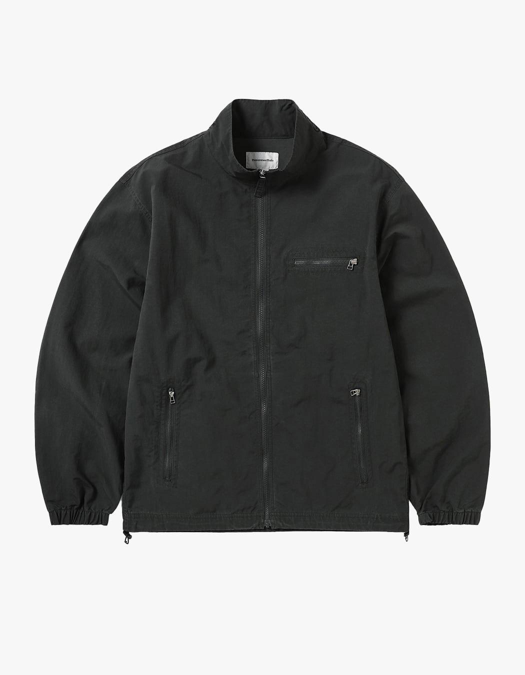 Script Track Jacket - Black