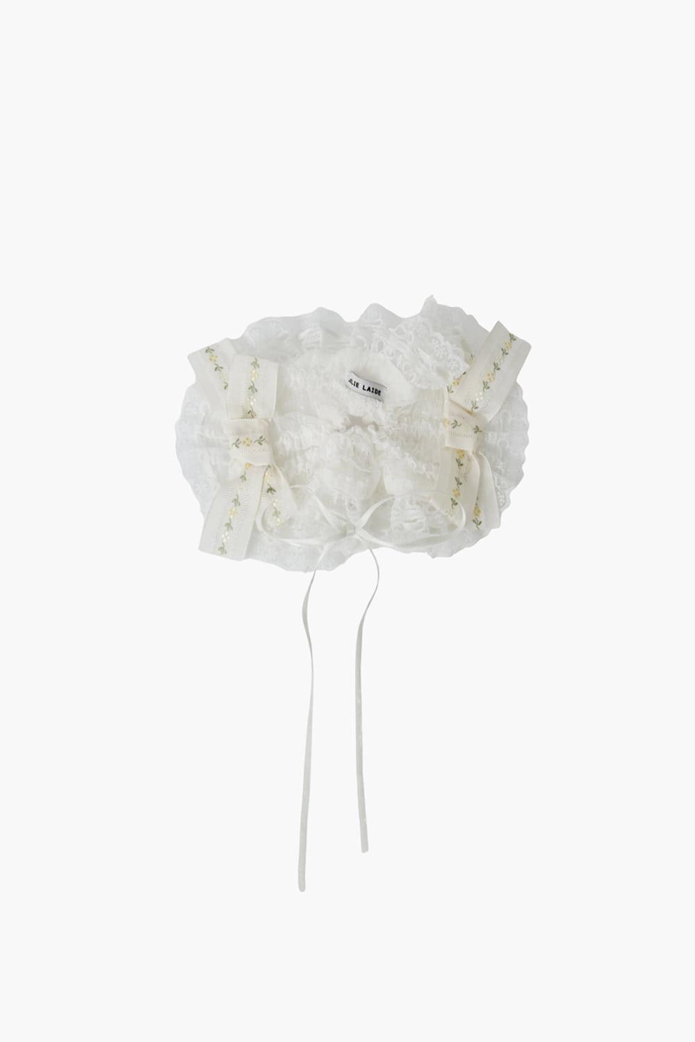 [Pre-Order 3월9일 오후7시 Open] Petite Boudoir Scrunchies (Lace White)