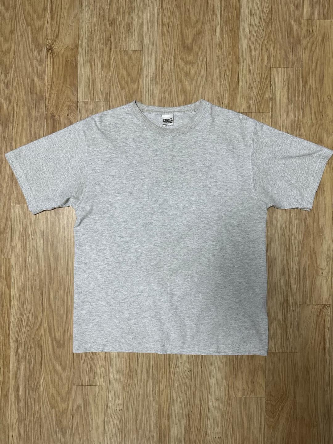 CAMBER 캠버 맥스웨이트 티셔츠 M 헤더그레이 | 후루츠패밀리