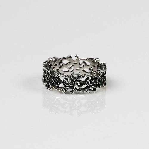 Baroque Frame Ring #4_GRAY