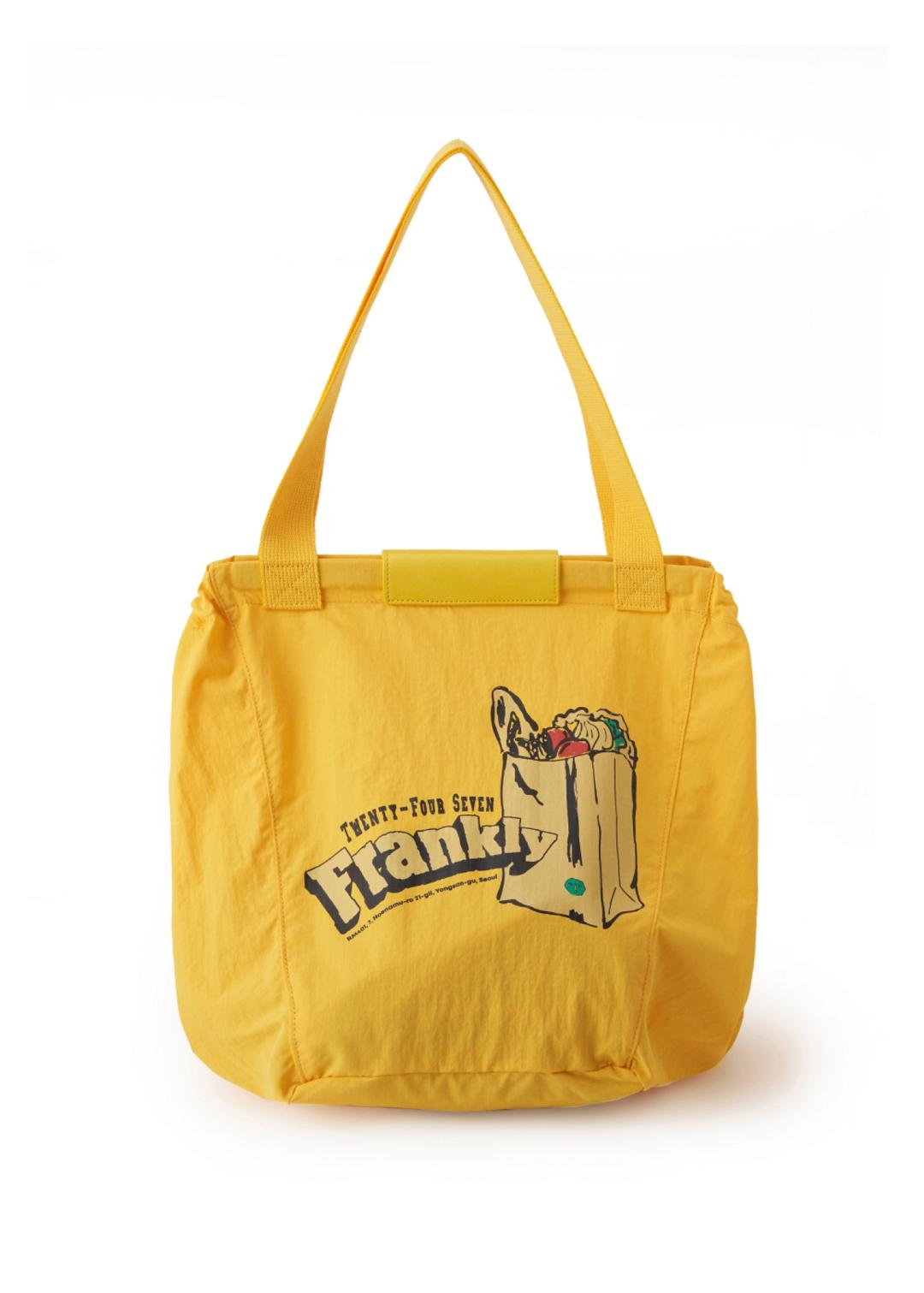 FRANKLY Grocery Tote Bag, Yellow