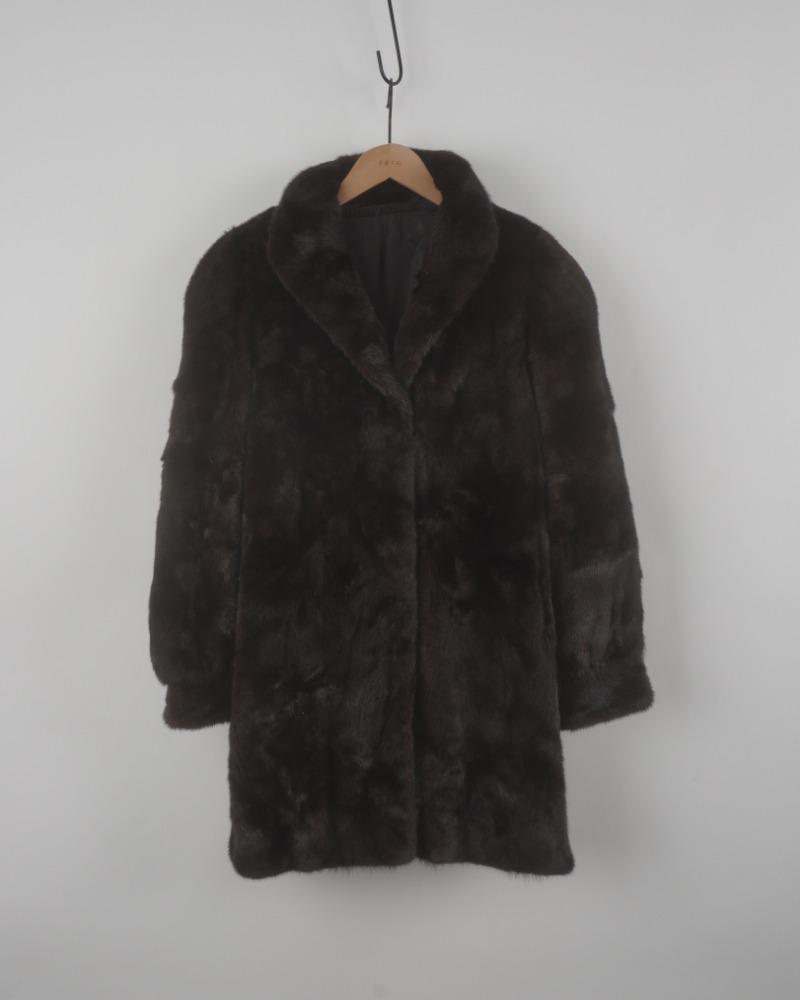 BlackGlama mink coat