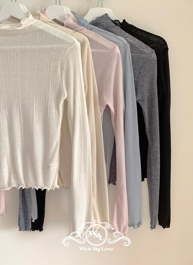 WithMyLove) Wave turtleneck