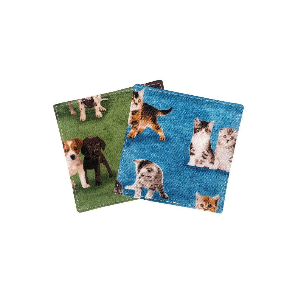 Tea coaster set 2P (cats and dogs) / [코티지클럽 Cottage club]