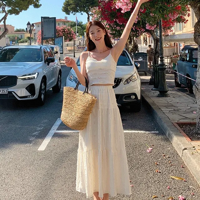 리치 프릴 투피스