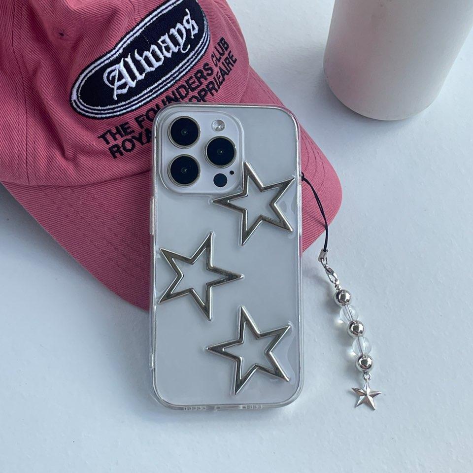 Big ver. 키치 실버별 아이폰케이스/갤럭시케이스