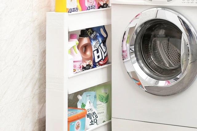 13cm 이동식 틈새 트롤리 수납선반 3단/4단