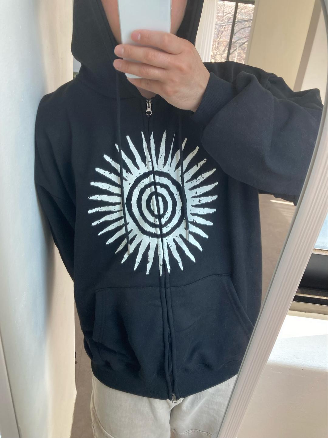 apollo crack hood zip-up (3color)