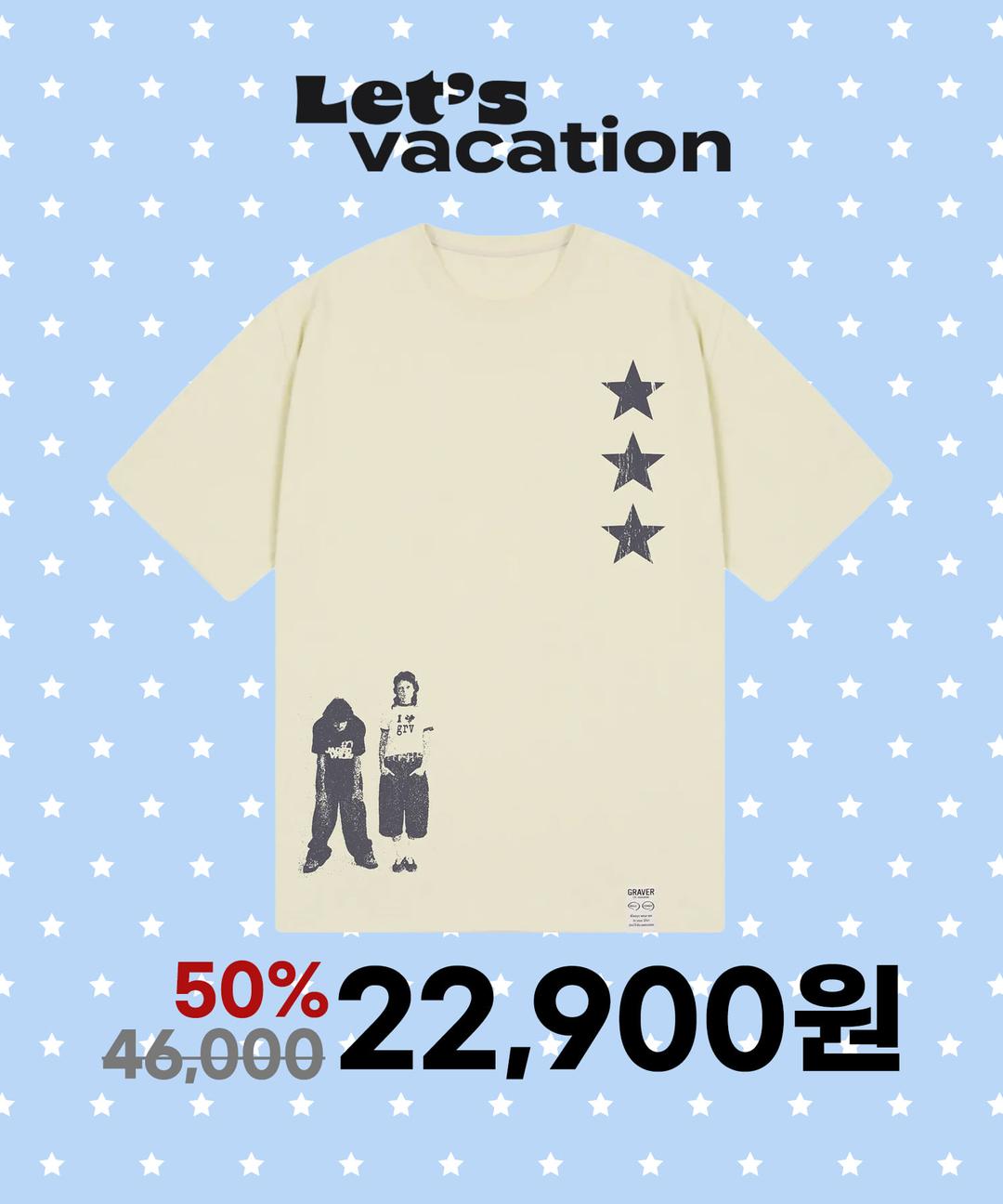 [SUMMER]STAR3 반팔티_7color