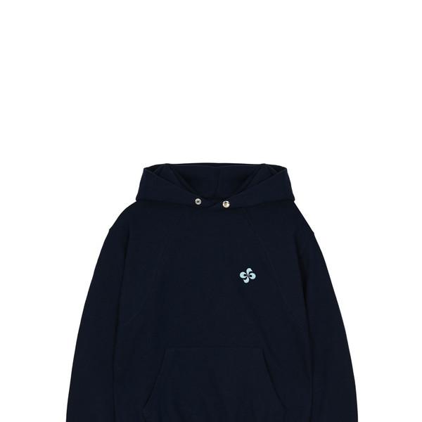 WAVE HOODIE / navy